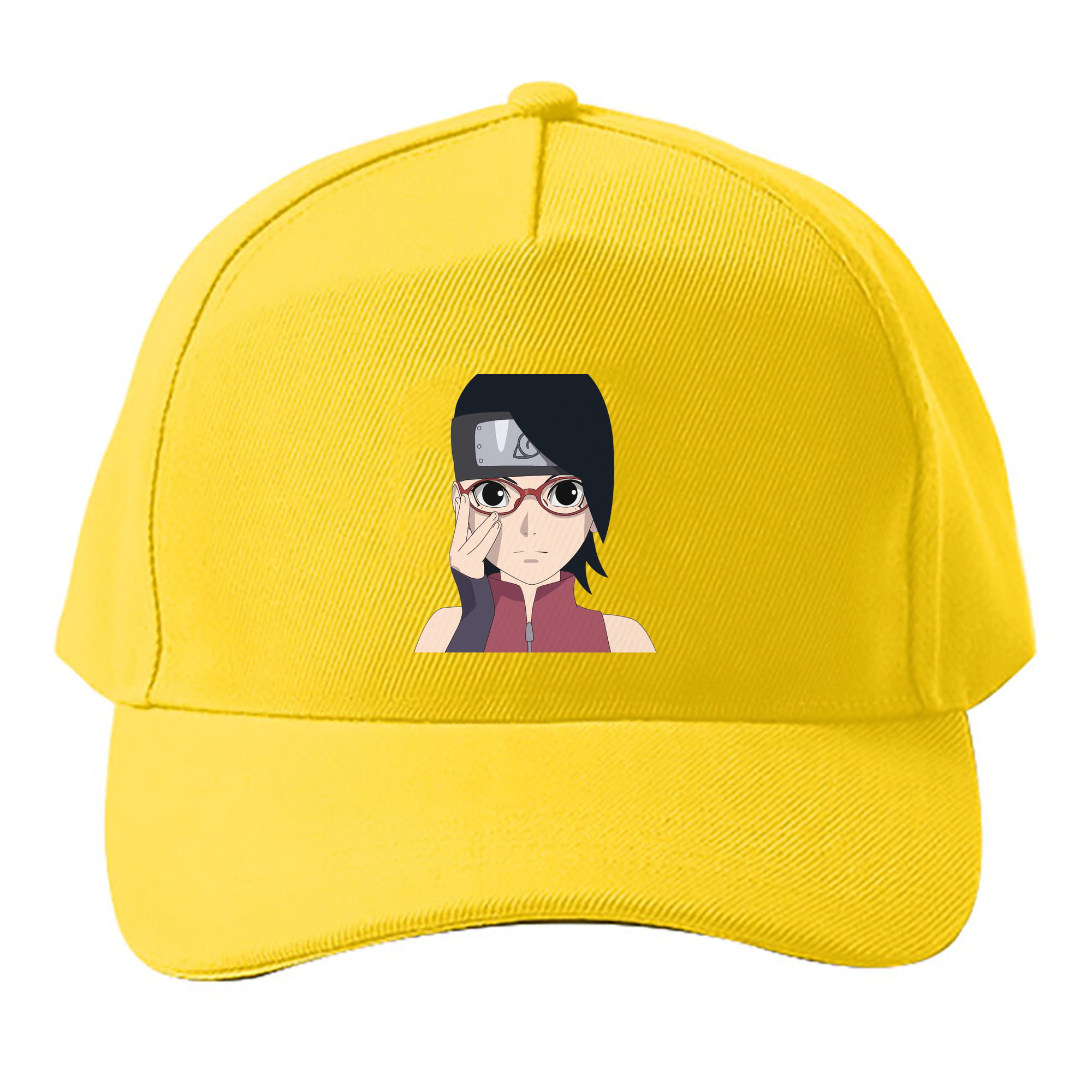 （画像用） NARUTO -ナルト- うちは サラダ Uchiha Sarada ベースボールキャップ 綿100％ 男女兼用 帽子 スポーツ